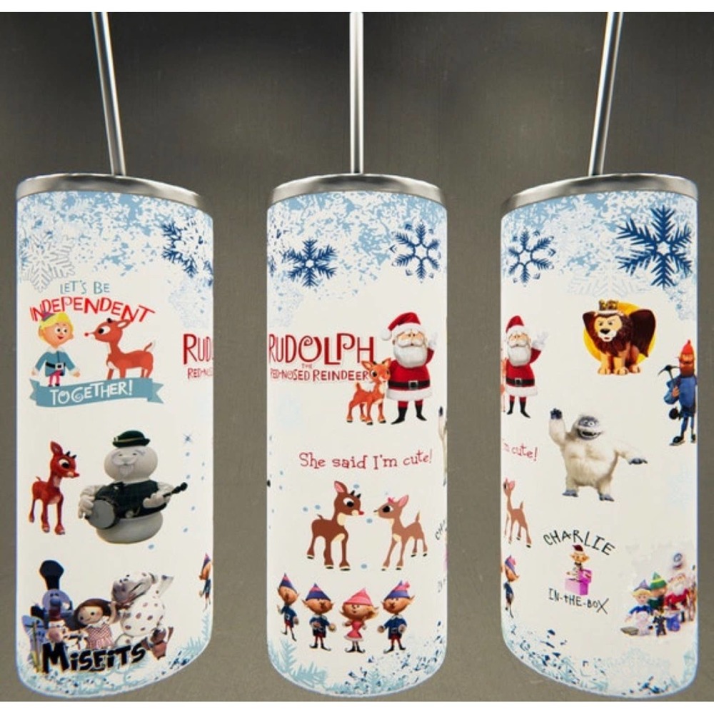 Rudolph the red nosed reindeer 20oz tumbler